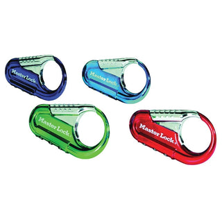 Master Lock 1548dcm 3-5/16 In L Metal 3-dial Combination Backpack Assorted Colors