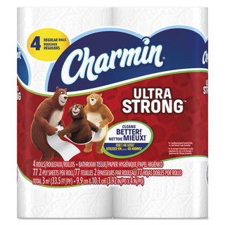 Charmin Ultra Strong 2-Ply Regular Toilet Paper Rolls 4 Ct Pack