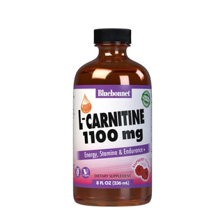 Bluebonnet Liquid L-Carnitine 1100 Mg, Raspberry, 8 Fluid Ounce
