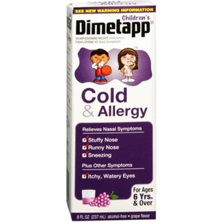 Dimetapp Children's Grape Flavor Cold & Allergy 8 Fl Oz