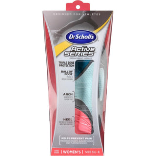‎Dr. Scholl's Dr. Active Series Replacement Insoles Women's 5 1/2-8 1 Pair