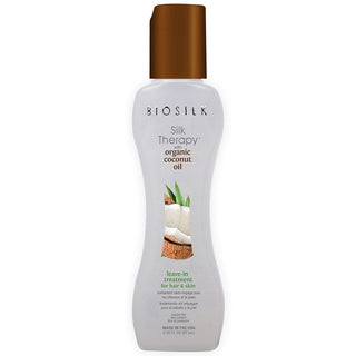 Biosilk Therapy With Organic Coconut Oil Leave-In Treatment For Hair & Skin 2.26 Oz