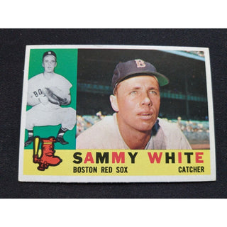 1960 Topps Baseball Card #203 – Sammy White (Boston Red Sox)