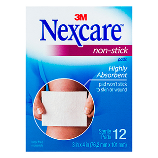 Nexcare 3M Non Stick Pad 3X4