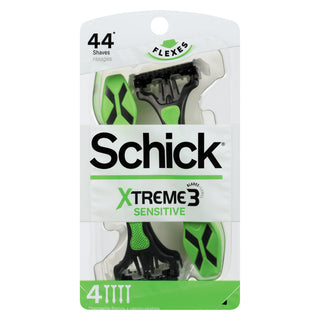 Schick Razors, Disposable, 3 Blades, Sensitive