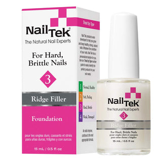Nail Tek Foundation No.1 Ridge-Filling Strengthener Base Coat, 0.5 Fluid Ounce