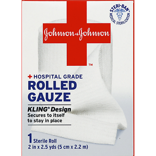Johnson's Rolled Gauze, Hospital Grade