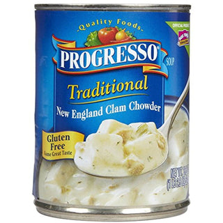Progresso Traditional Gluten Free New England Clam Chowder Soup