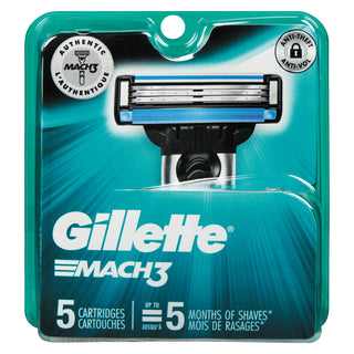 Gillette Mach3 Men's Razor Blade Refills - 5ct