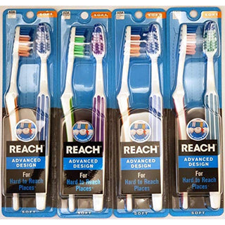 Reach Advanced Design Soft Value Pack Adult Toothbrushes