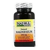 Nat-rul Health Products Magnesium Caplets 250 Mg N-r Size: 100