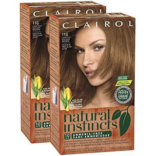 Natural Instincts Non-Permanent Color, Amber Shimmer Lightest Golden Brown 6.5G