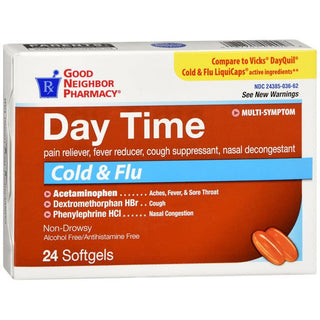 GNP Day Time Cold & Flu Liquigel 24