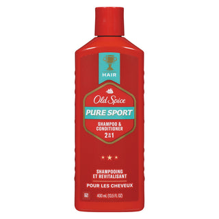 Old Spice 2 In 1  Shampoo  Conditioner Pure Sport  13.5 Oz