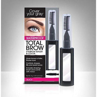 Irene Gari Cover Your Gray Total Brow Eyebrow Sealer  Black 0.35 oz
