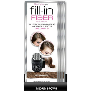 Cover Your Gray Pro Fill-In Fibers With Procapil – Medium Brown