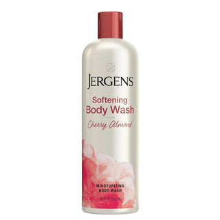 Jergens Softening Cherry Almond Oil-Infused Moisturizing Body Wash 22 Fl. Oz. Bottle