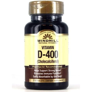 Windmill Vitamin D3 400IU Tablets 250