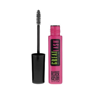 Maybelline Great Lash Lots Of Lashes Washable Mascara, Blackest Black, 12ml