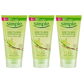 Simple Facial Wash, Gel, Refreshing 5 Oz