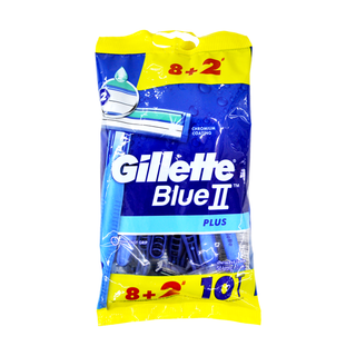 Gillette Blue II Plus Disposable Razor 10’s