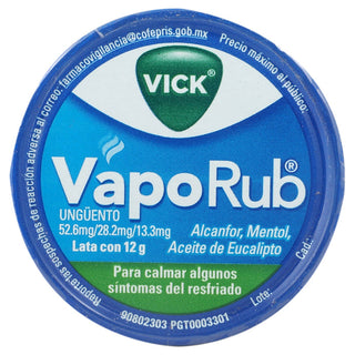 Vick Ungüento Vaporub Lata 12g