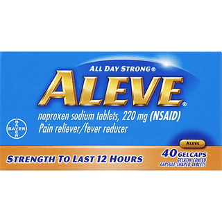 Aleve Pain Reliever/Fever Reducer, 220 Mg, Gelcaps