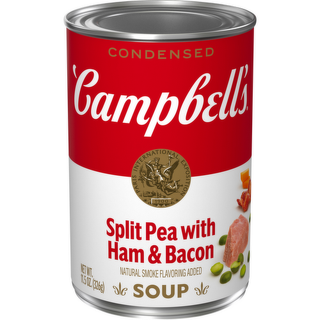 Campbell's Condensed Split Pea With Ham And Bacon Soup, 11.5 Ounce Can