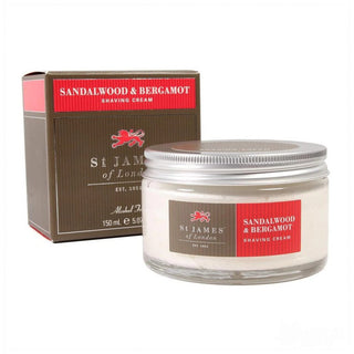 St. James of London Sandalwood & Bergamot Shaving Cream