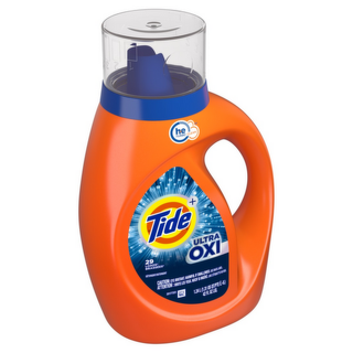 Tide Ultra Oxi Liquid Laundry Detergent, He Compatible, 29 Loads, 42 Fl. Oz