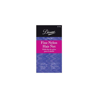 Diane 3-Pack Fine Nylon Hair Net Black