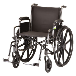 Nova Steel Wheelchair W/ Detachable Desk Arms & Footrests