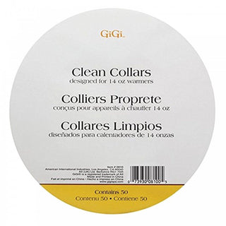 GiGi Clean Collars 50ct For 14 Oz Warmer