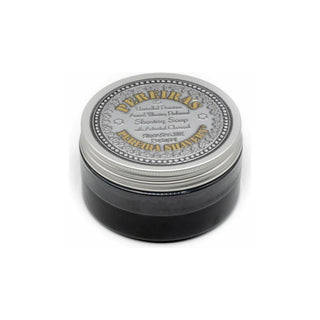 Pereira Shavery KIT: Green Unbreakable Bowl + Orange And Cinnamon With Activated Charcoal In Aluminum Dish Shaving Soap