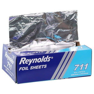 Reynolds Wrap Pop-Up Interfolded Aluminum Foil Sheets, 9 X 10.75, Silver, 500/Box, 6 Boxes/Carton
