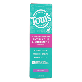 Tom's of Maine Antiplaque & Whitening Fennel Toothpaste 4.5 oz