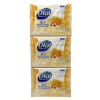 Dial Complete 2 In 1 Moisturizing & Antibacterial Manuka Honey Beauty Bar 3- 3.2 Oz. Pack