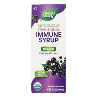 Nature's Way Organic Sambucus - Elderberry Syrup - 4 Fl Oz