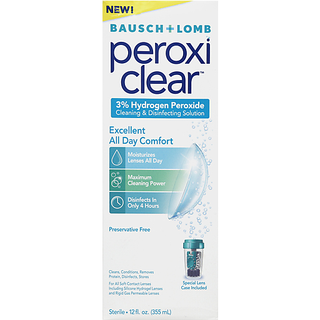 Bausch + Lomb Peroxi Clear Cleaning Disinfecting Solution