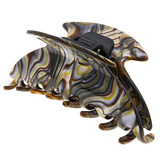 Camila Paris CP2483 French Hair Clip For Women Thick Hair For Long Curly Wavy Hair, Handmade Onyx, Girls Hair Claw Clips, Durable Styling Big Claw Clip For Thick Hair, Strong Hold Grip Made In France