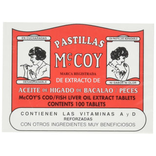 McCoy Cod/Fish Liver Oil Extract, Tablets