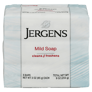 Jergens Cleans & Freshens Mild Soap 3 3 Oz Bars