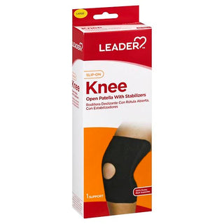 Leader Slip On Knee Support, Elastic Small