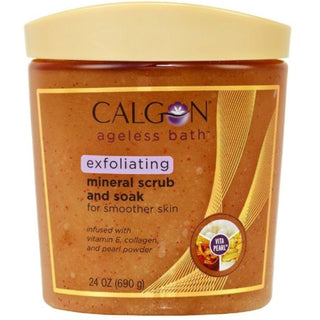 Calgon Mineral Scrub And Soak, Ageless Bath, 24 Oz