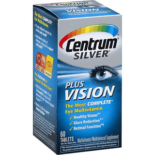 Centrum Silver Multivitamin/Multimineral Supplement, Plus Vision, Tablets