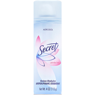 Secret Women's Aerosol Powder Fresh Scent Antiperspirant & Deodorant 4 Oz