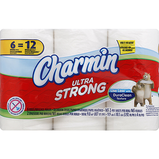 Charmin Ultra Strong Toilet Paper Double Rolls
