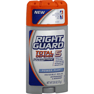 Right Guard Antiperspirant & Deodorant, Invisible Solid, Power Play 2.6 Oz