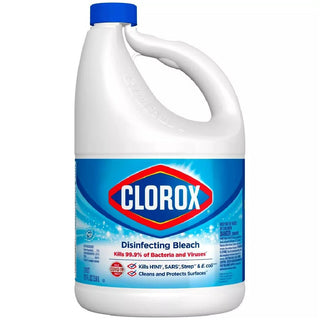 Clorox Disinfecting Bleach, Regular - 121 Ounce Bottle