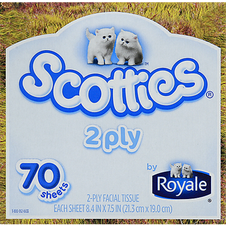 Scotties Facial Tissue, 2 Ply